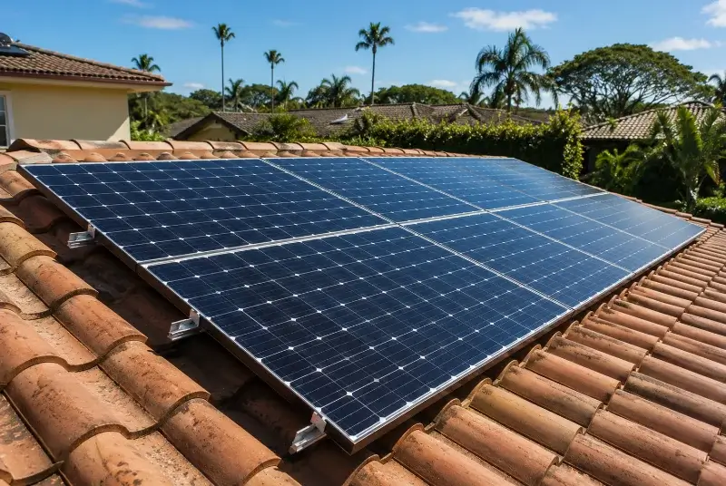 Installation de panneaux solaires à Collias