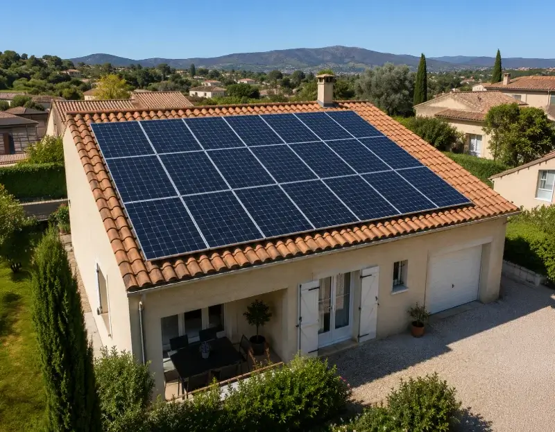 Prime à l'autoconsommation panneaux solaires Collias — aide financière de l'État